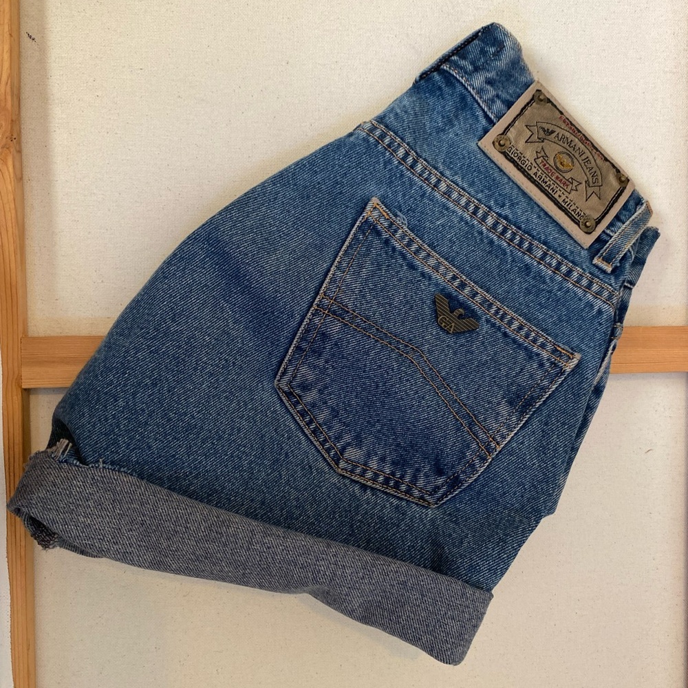 Vintage Giorgio Armani Jean Shorts | Size Small | Perfect Condition |